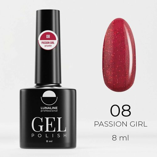 08 Luna Line Гель- лак д/ногтей Passion girl qt гель лак noble girl 3