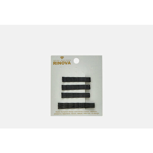 Невидимки для волос, набор 20 шт. черный