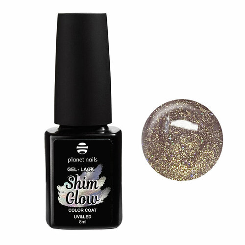 planet nails гель лак для ногтей point 8 мл 460 Гель-лак Planet nails Shim Glow №947 8 мл арт.12947