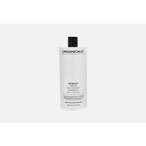 ORGANICALS Шампунь для лишенных объема и жирных волос SEBUM VOLUMIZING SHAMPOO Cedar & Bergamot 1000мл