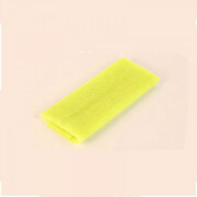 Мочалка японская для душа и бани массажная для пилинга очищение тела / Антицеллюлитная губка 90x30 см, цвет желтый