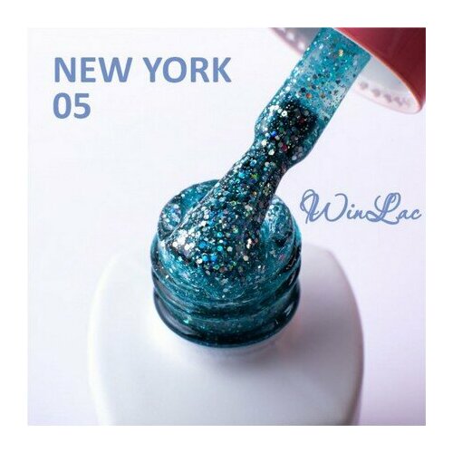 WinLac, Гель-лак New York №05 , 5 мл qt гель лак psychedelik 5