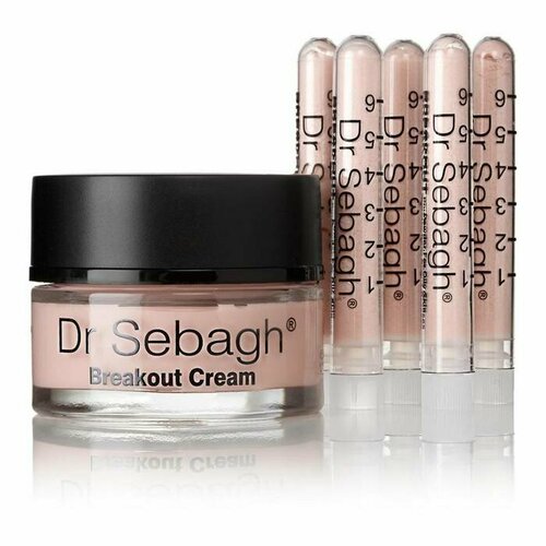 Dr.Sebagh Комплекс Breakout Antibacterial Powder + Breakout Cream 5 х 1,95г 1 уп