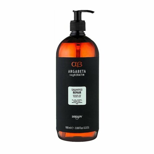 DIKSON ARGABETA vegKERATIN Shampoo / Шампунь для ослабленных и химич. обработанных волос 1000 мл