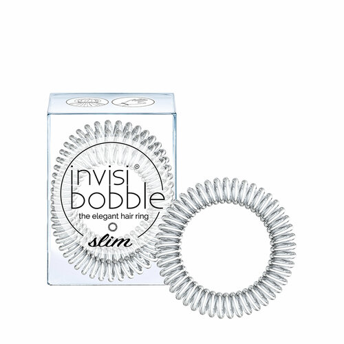 Invisibobble Резинки-пружинки для волос Slim Chrome Sweet Chrome