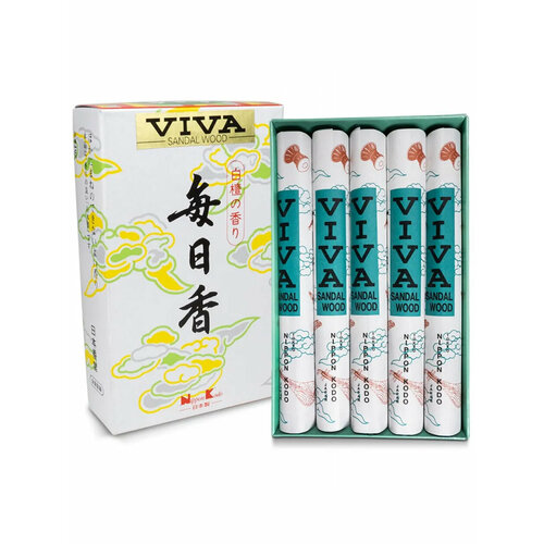 японские благовония nippon kodo белая слива white plum серия ka fuh палочки ароматические 50 шт подставка Японские благовония Nippon Kodo Viva (серия Mainichikoh) палочки ароматические, 450 шт.