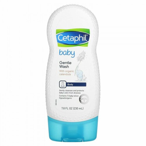 Cetaphil, Baby, деликатное очищающее средство, 230 мл
