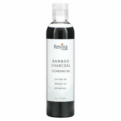 Reviva Labs, Bamboo Charcoal Cleansing Gel, 8 fl oz (236 ml)