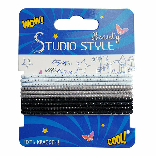 Резинка для волос Studio Style, 10 шт резинка studio style 45893 4391 3 шт