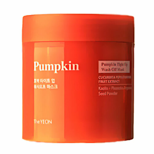 THEYEON Маска для лица подтягивающая с экстрактом тыквы. Pumpkin tight up wash off mask, 120 мл.