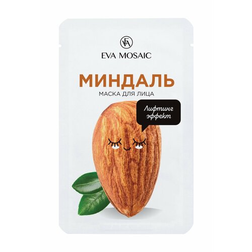 EVA MOSAIC Маска для лица тканевая Миндаль Лифтинг эффект, 20 г