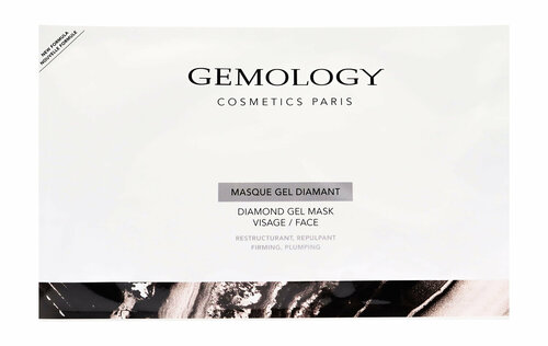 GEMOLOGY Masque Gel Diamant Маска гелевая для лица с алмазами, 33 г х 3 шт