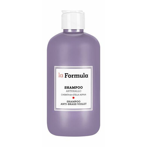 LA FORMULA Шампунь для осветленных волос с кератином и экстрактом эдельвейса, 300 мл