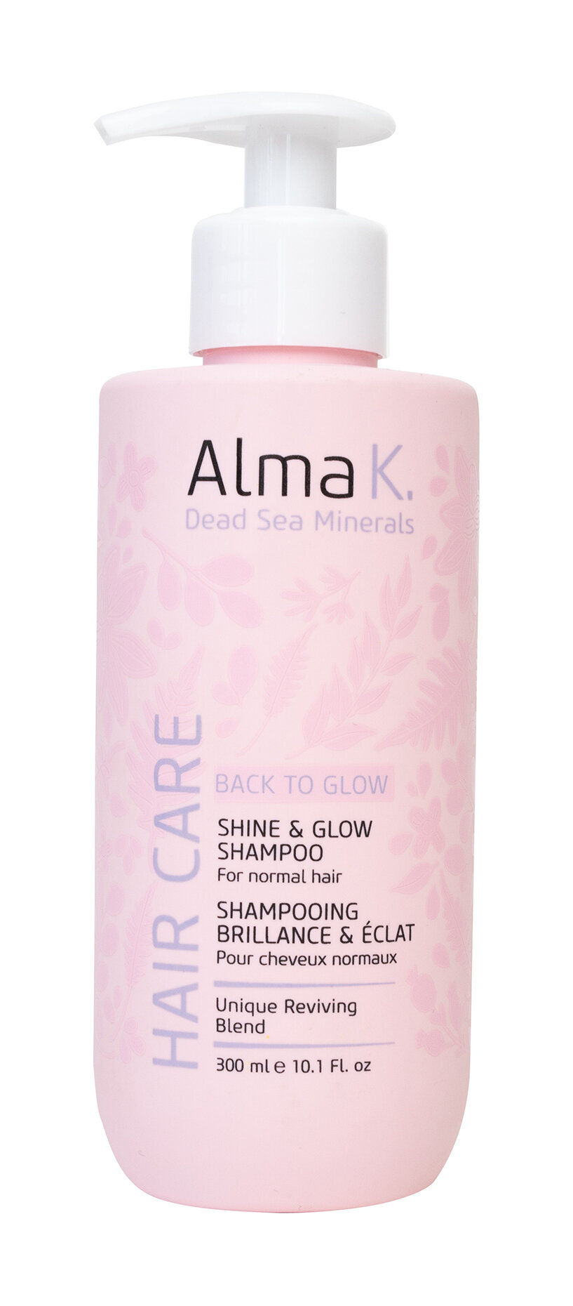 Увлажняющий шампунь для восстановления естественного сияния и блеска волос Alma K. Shine & Glow Shampoo