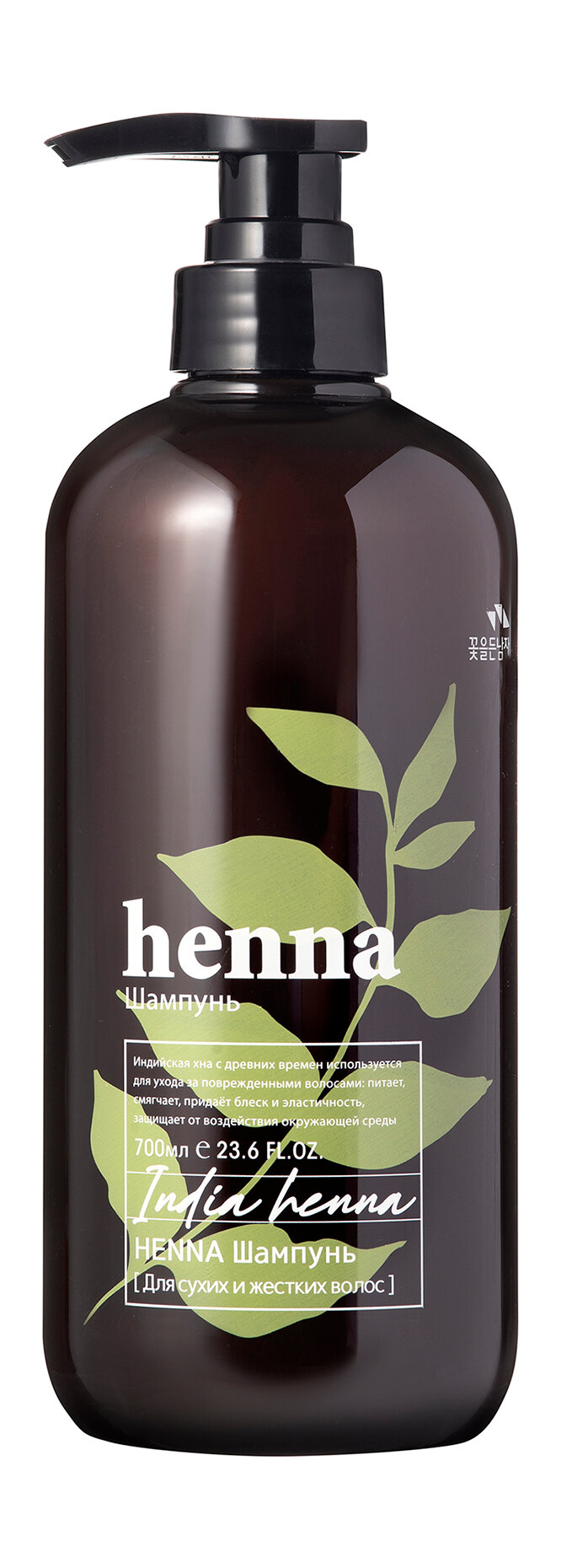 FLOR DE MAN Шампунь для волос Flor de Man Henna Hair Shampoo, 700 мл