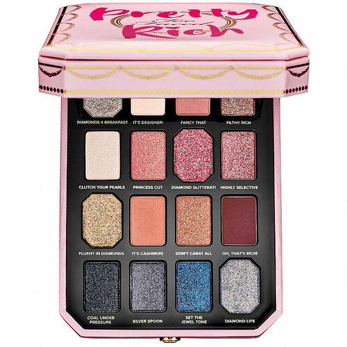 Палетка Too Faced - Pretty Rich Diamond Light Eye Shadow Palette