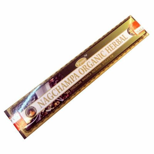 Благовония Ppure NAG CHAMPA Herbal Organic 15 г благовония ppure nag champa herbal organic натуральные травы 15гр