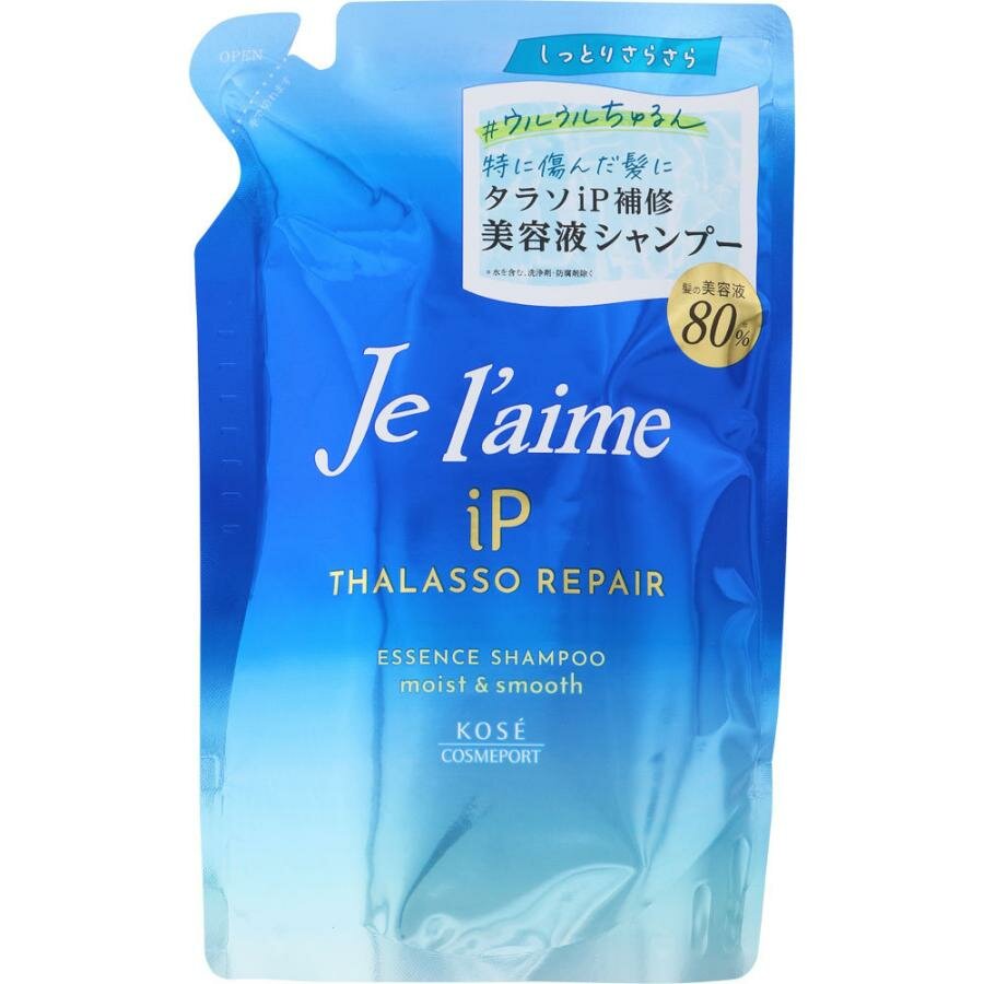 KOSE Шампунь для волос Jelaime IP THALASSO REPAIR разглаживающий , сменная упаковка 340 мл