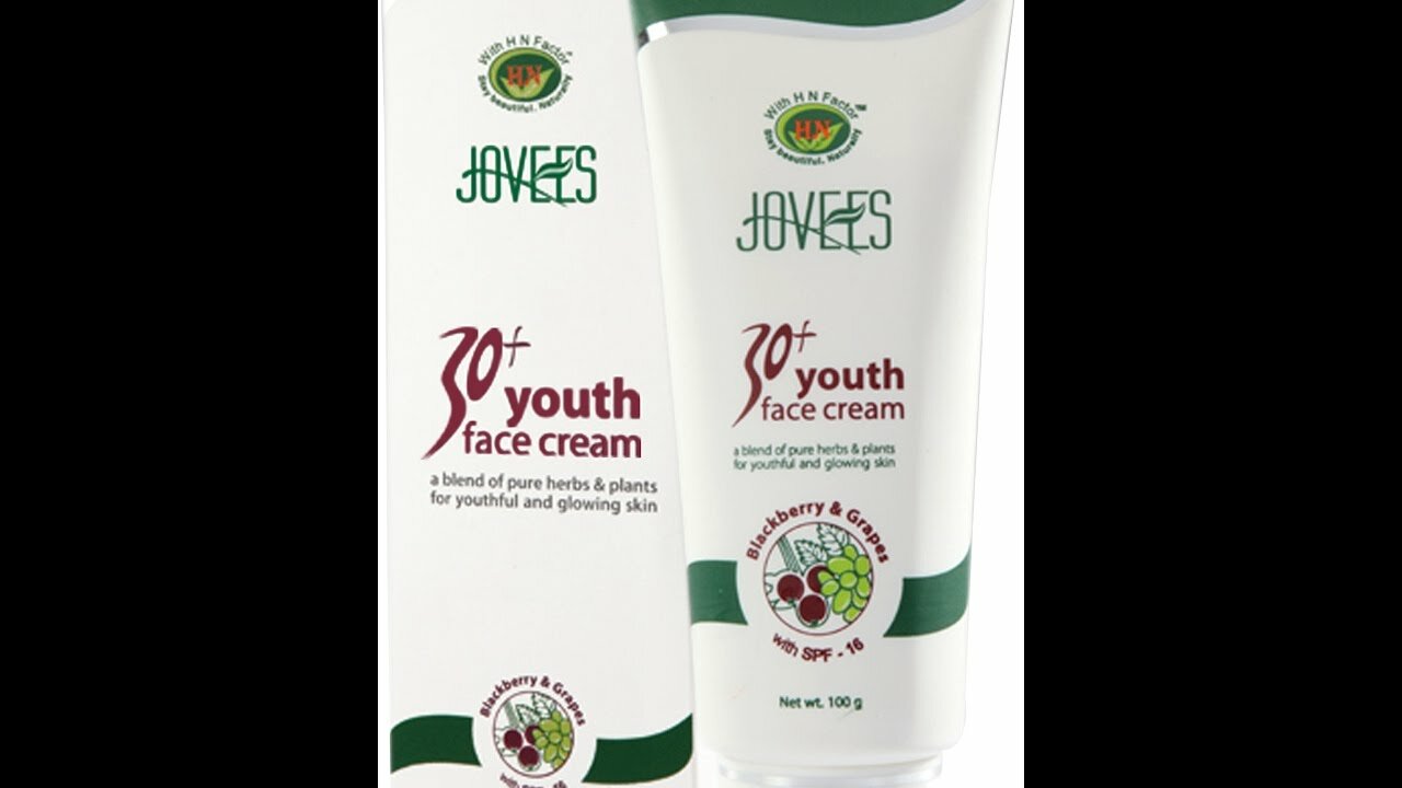 Омолаживающий крем для лица 30+ Черные ягоды и виноград с SPF-16 / Jovees 30+ Youth Face Cream 100 гр.