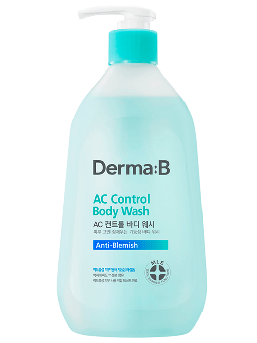 Противовоспалительный гель для душа с салициловой кислотой Derma: B AC Control Body Wash 420 мл