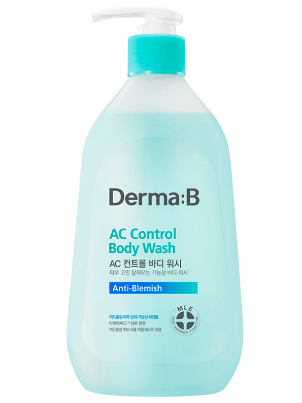 Гель Derma: B Противовоспалительный гель для душа с салициловой кислотой / AC Control Body Wash 420 мл