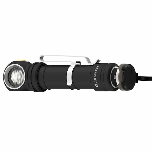 Фонарь ARMYTEK Wizard C2 Pro v4 Magnet USB+ABM01+18650, холодный свет - фотография № 4