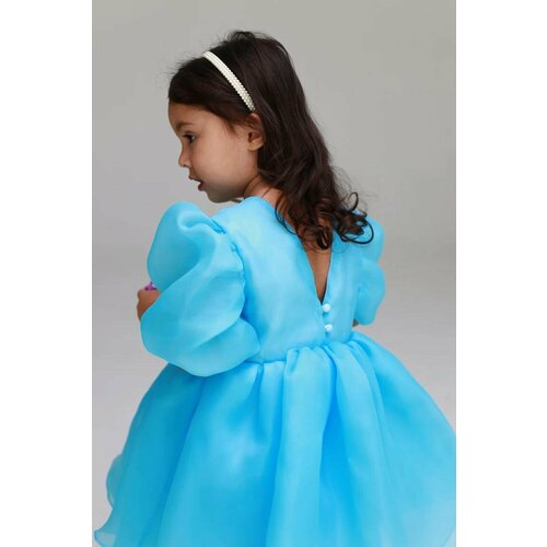 фото Платье emella, размер 92, голубой