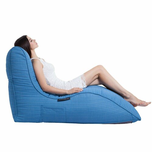 Кресло-шезлонг для дачи Avatar Sofa - Titanium Weave (серый, оксфорд) - садовая уличная мебель для террасы, веранды, беседки, балкона