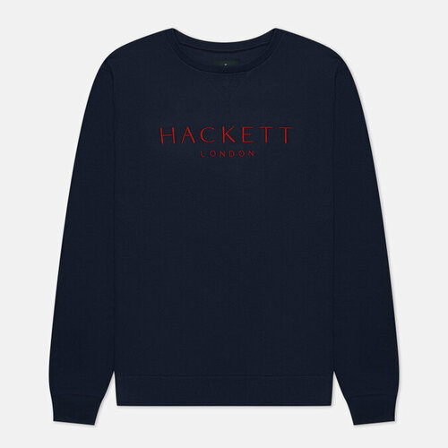 Толстовка HACKETT London, силуэт прямой, размер s, синий