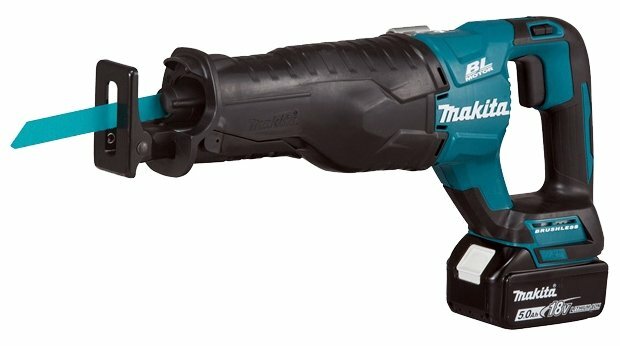 Пила сабельная аккумуляторная Makita DJR187RTE синия