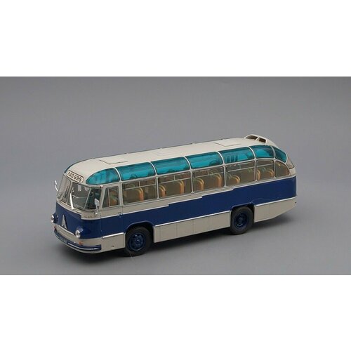 Масштабная модель ЛАЗ 695Б городской Ультрамарин (1956)