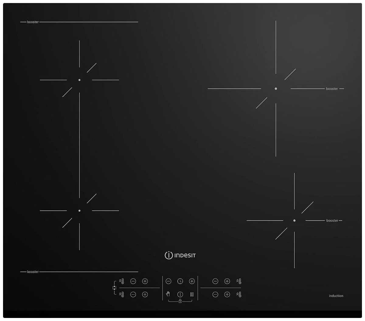 Встраиваемая электрическая варочная панель Indesit IB 41B60 BF