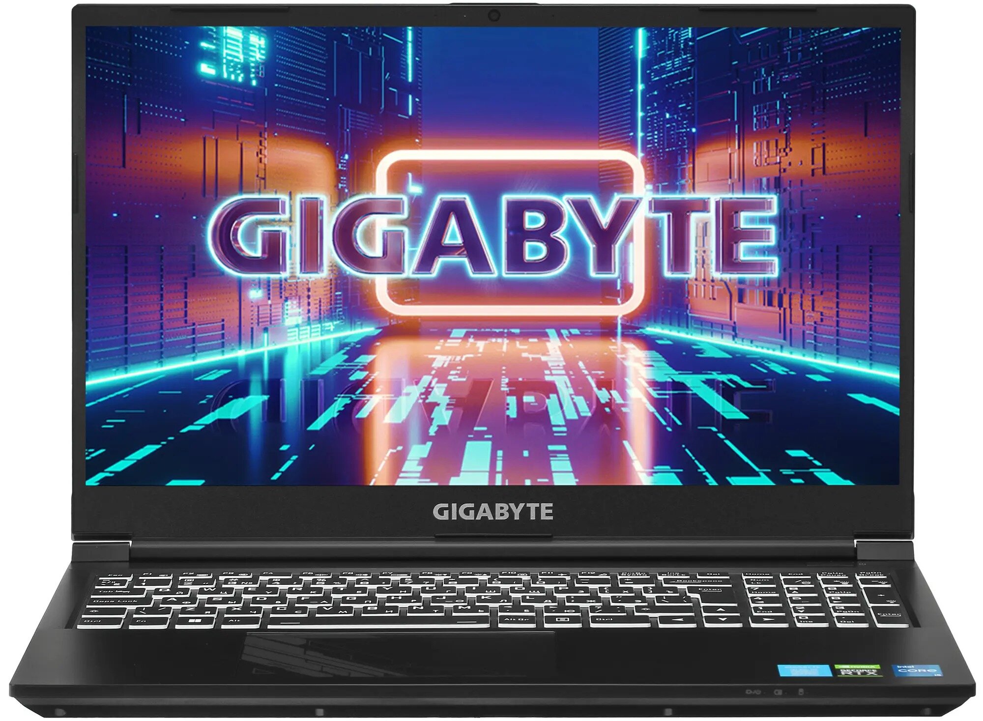 Ноутбук Gigabyte G5 Core i5 12500H/8Gb/SSD512Gb/156"/RTX 4050 6Gb/IPS/FHD/144hz/noOS/black (MF-E2KZ333SD)