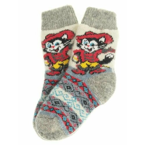 фото Носки рассказовские варежки размер 4-6 лет, красный, желтый