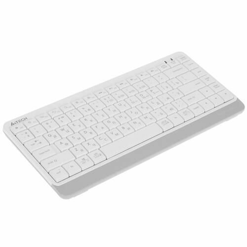 Клавиатура A4Tech FBK11 USB белый/серебристый