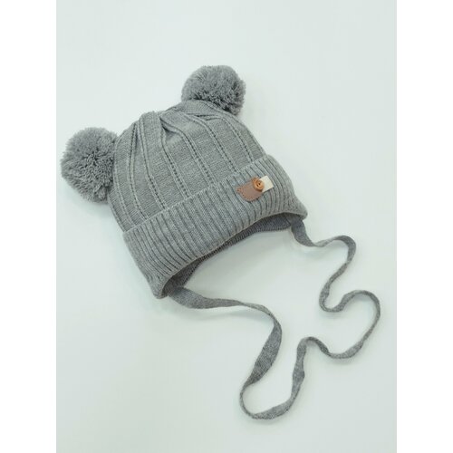 фото Шапка мой ангелок, размер 35-40, серый