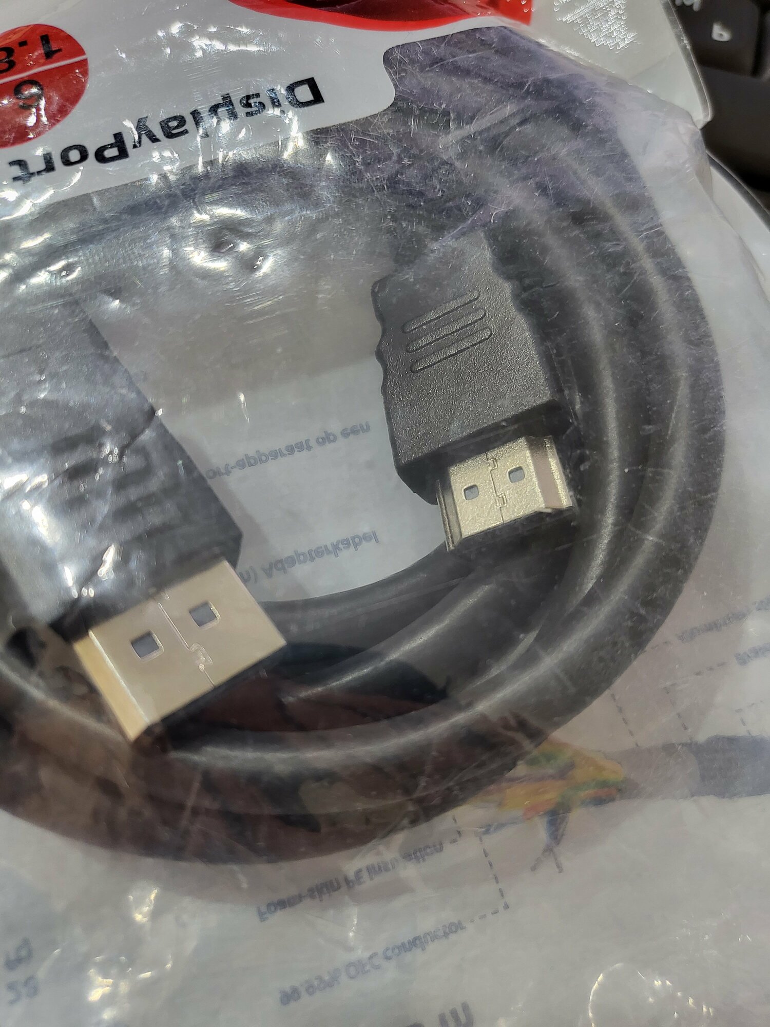 Кабель DisplayPort 10м Cablexpert CC-DP-HDMI-10M круглый черный - фото №14