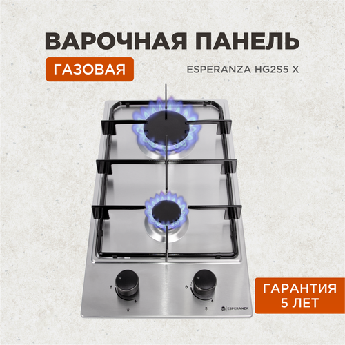 Варочная поверхность газовая ESPERANZA HG2S5 X 887000₽