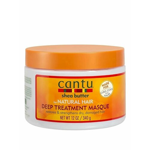 Cantu Shea Butter for Natural Hair Маска для восстановления поврежденных волос Deep Treatment Masque 340 гр