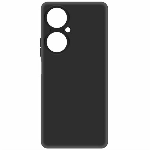 Чехол-накладка Krutoff Soft Case для Huawei Nova 11i черный чехол накладка krutoff soft case единое целое для huawei nova 11i черный