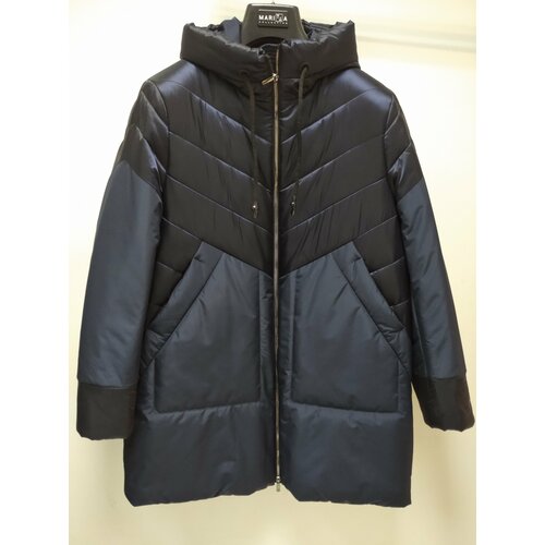 фото Куртка maritta, размер 56, синий