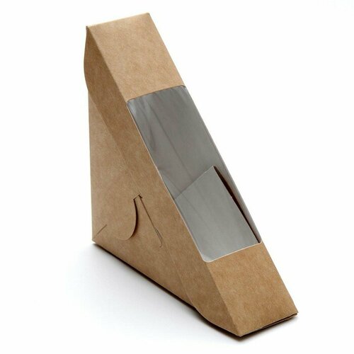 Упаковка для сэндвичей 13 х 13 х 4 см(60 шт.)