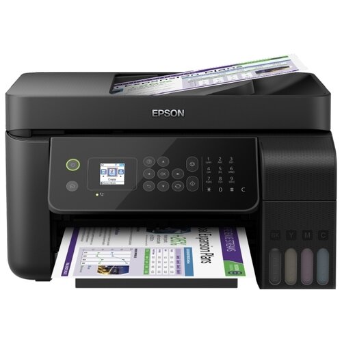 Epson L5290 МФУ А4 цветное: принтер/копир/сканер/факс, 33/15 стр./мин.(чб/цвет), ADF 30 стр., USB/LAN, в комплекте чернила 7 500/4 500 стр.(чб/цвет) (C11CJ65409) - фото №5