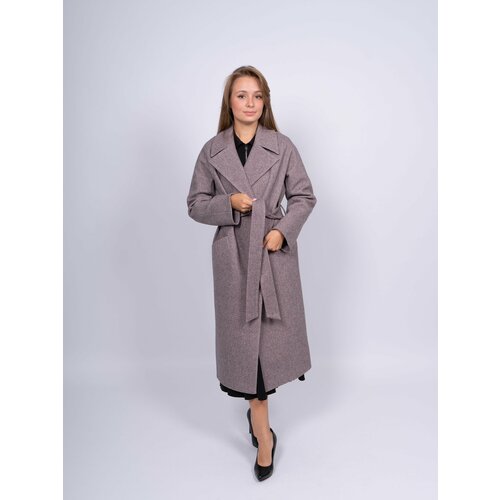 фото Пальто , размер 40, коричневый 365 clothes