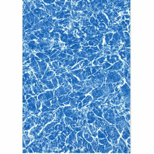 Плёнка ПВХ Elbtal Supra Blue Marble (синий мрамор), толщина 1,6 мм, 25х1,65 м, цена - за 1 м2