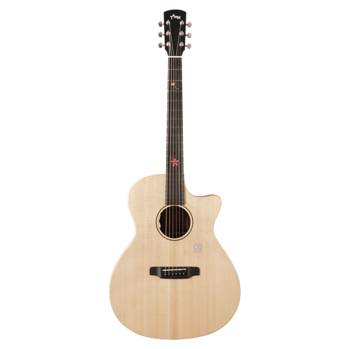 Электроакустическая гитара Tyma TG-5E Grand Auditorium Cutaway Natural с чехлом, Tyma Guitars (Тайма)