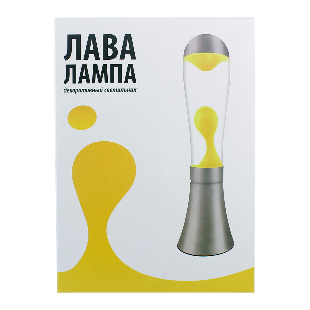 Декоративный светильник Старт «Лава-лампа», цвет жёлтый - фотография № 4