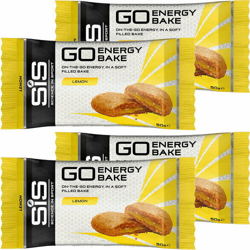 фото Энергетический батончик science in sport (sis) go energy bake 4 х 50 г, лимон