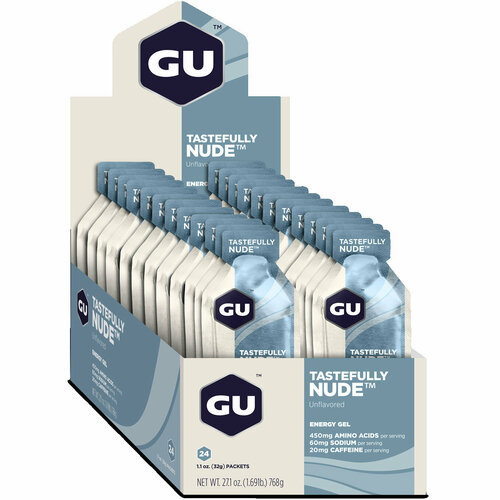 Гель питьевой GU ENERGY GU ORIGINAL ENERGY GEL 20mg caffeine 24 стика x 32 г, Нейтральный