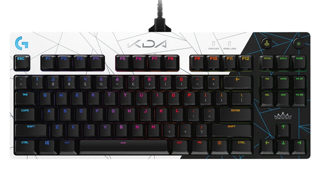 Игровая клавиатура Logitech G Pro League of Legends (LoL) K/DA Keyboard